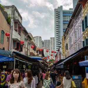 Taking a Stroll Through Chinatown in Singapore