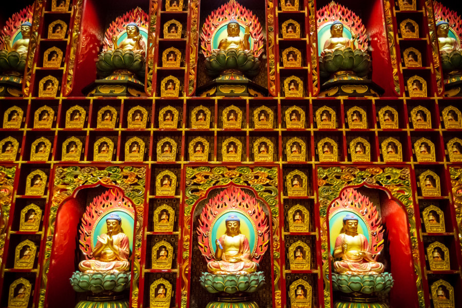 Buddha Tooth Relic Temple Wall