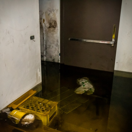 Flooded Basement at Grace Hill