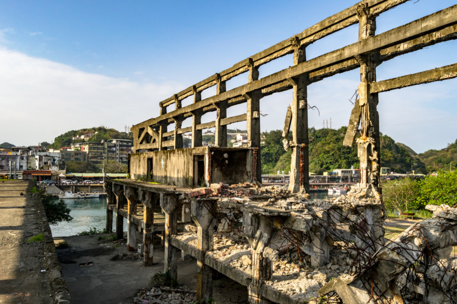Partly Demolished at Agenna Shipyard