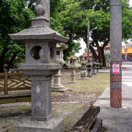 Stone Lanterns at the Former Fengtian Shinto Shrine