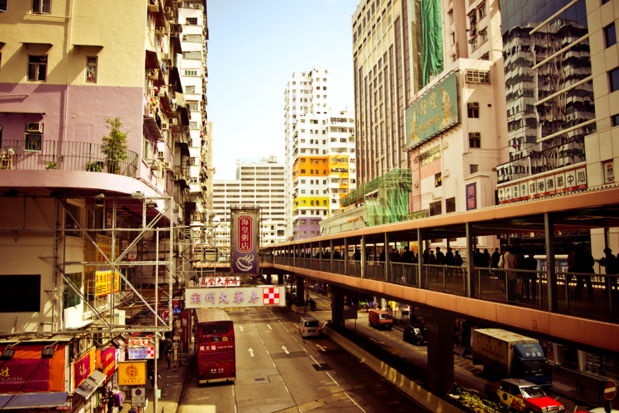 Mong Kok Pedestrian Overpass