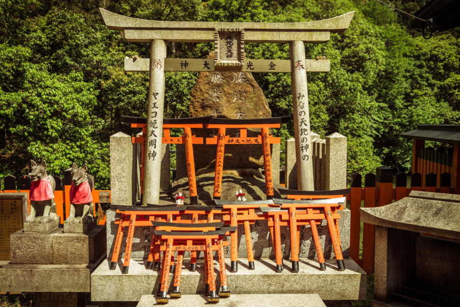 Torii shrines at Fushimi Inari Taisha