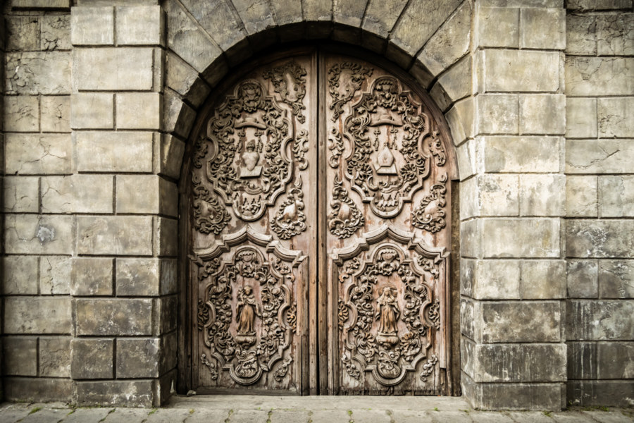 San Agustin doorway detail