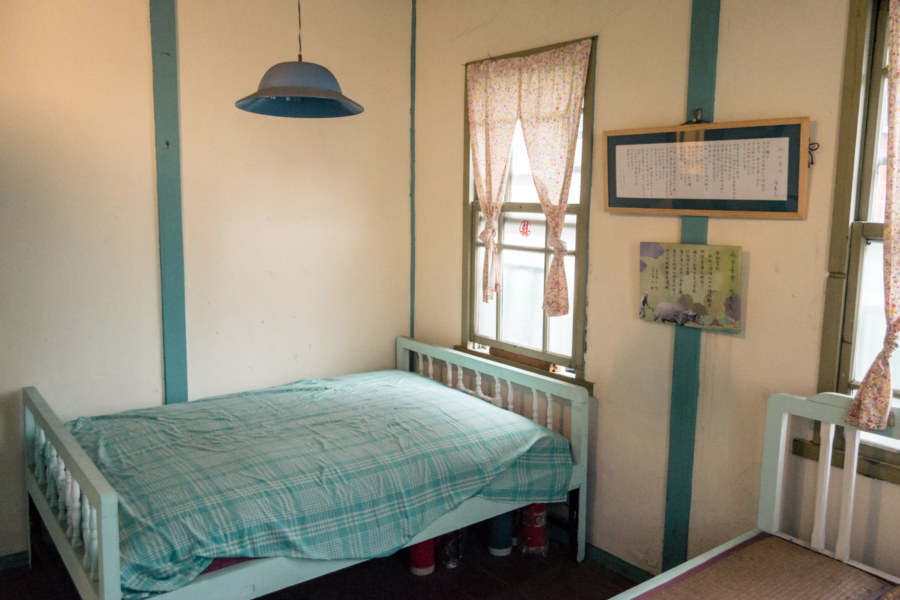 A brighter room at the Chenggong Hostel