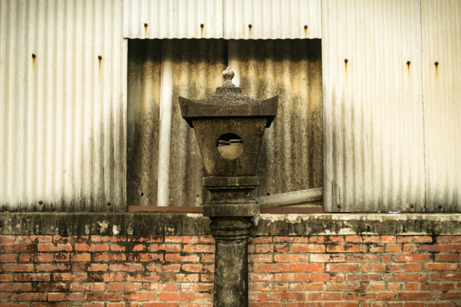 An Old Stone Lantern in Caotun