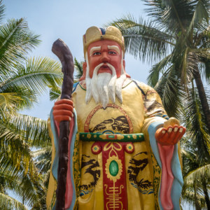 Tudigong statue on the outskirts of Pingtung City