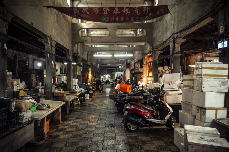 A Japanese era marketplace in Tainan