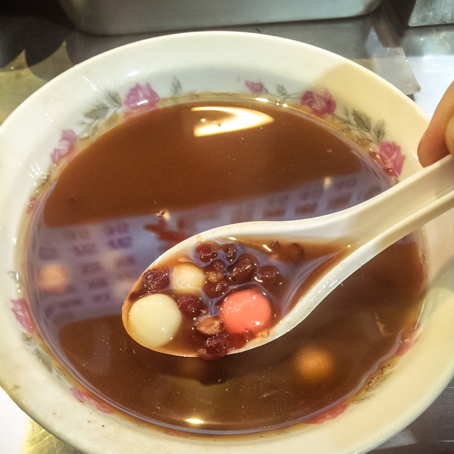 Tangyuan and red bean, a new favourite